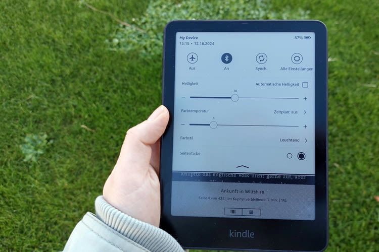 Je nach Nutzungsort kann die Helligkeit ganz einfach variiert werden