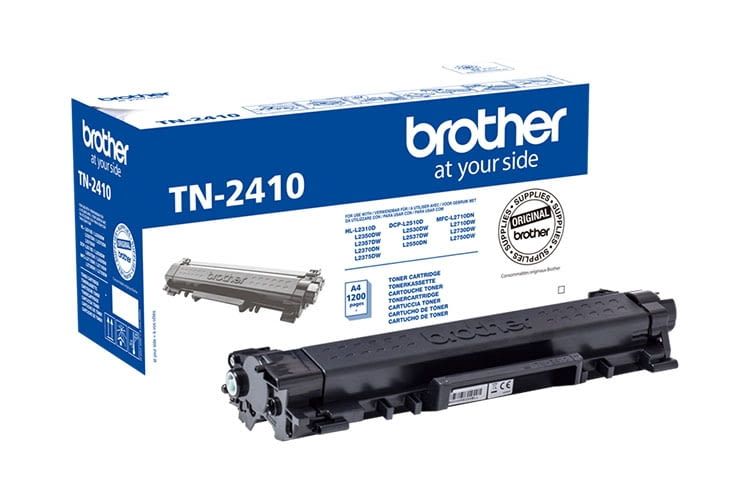 Der Mono-Laserdrucker Brother HL-L2350DW benötigt die Original-Tonerkartusche Brother TN-2410