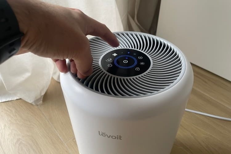 Bei diesem Modell ist die Luftqualität an einem Farbring ablesbar