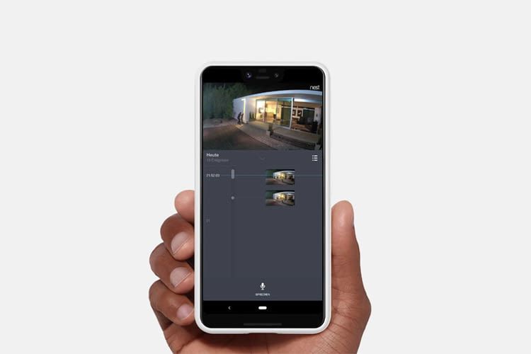 Per App lassen sich jederzeit Live-Bilder der Überwachungskamera abrufen