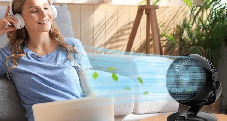 Der WOWDSGN Standventilator ist sehr leise und einfach in der Bedienung