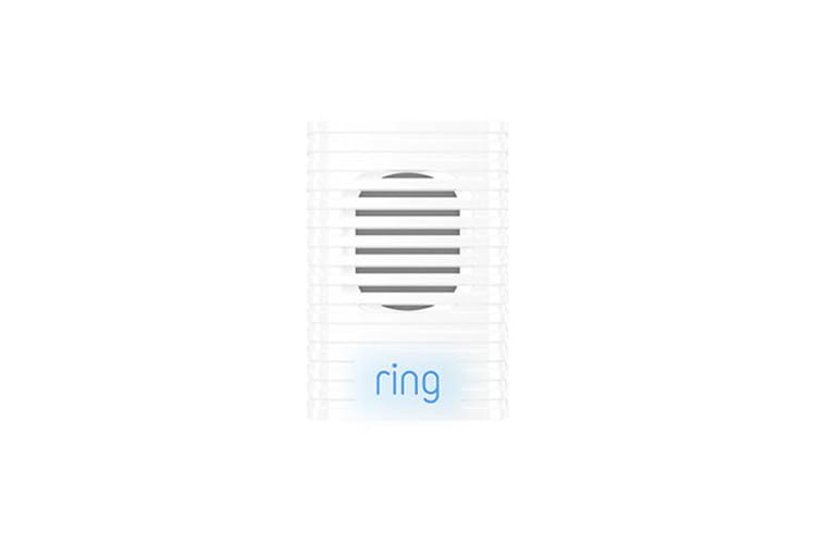 Die Ring Chime WLAN-Türklingel bietet eine große Auswahl an Sounds. Z.B. kann man Hundegebell ertönen lassen