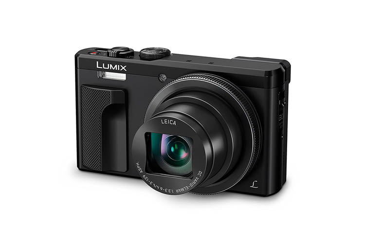 Panasonic Lumix DMC-TZ81EG-K ist mit nur 282 g die leichteste Kamera in unserem Vergleich