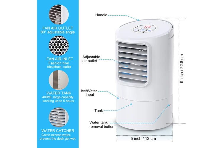 Der Nodebird Mini-Luftkühler erreicht je nach Kühlstufe eine Lautstärke von 45 bis 62 Dezibel