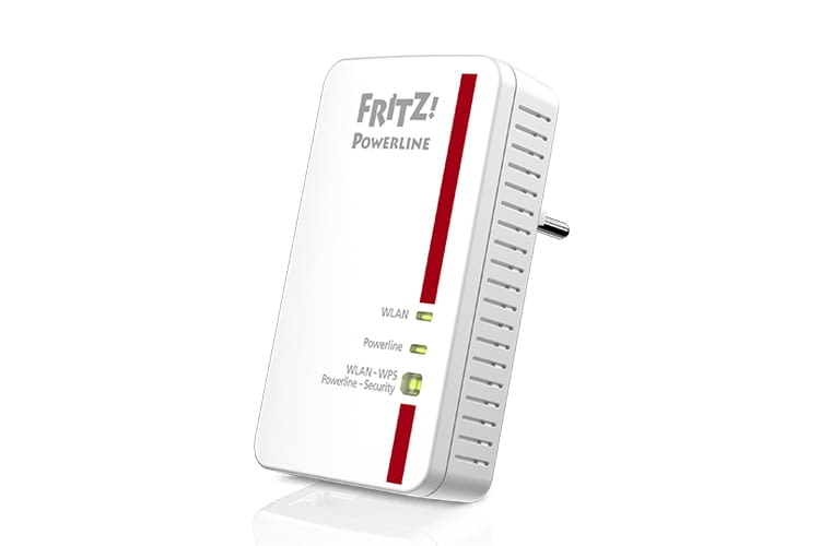 Der FRITZ!Powerline 1240E Adapter erhöht die WLAN-Reichweite durch seine Repeater-Funktion