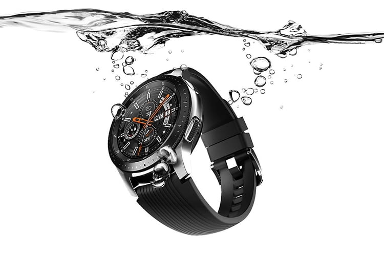Wasserresistent und damit outdoor-tauglich: Samsung Galaxy Watch