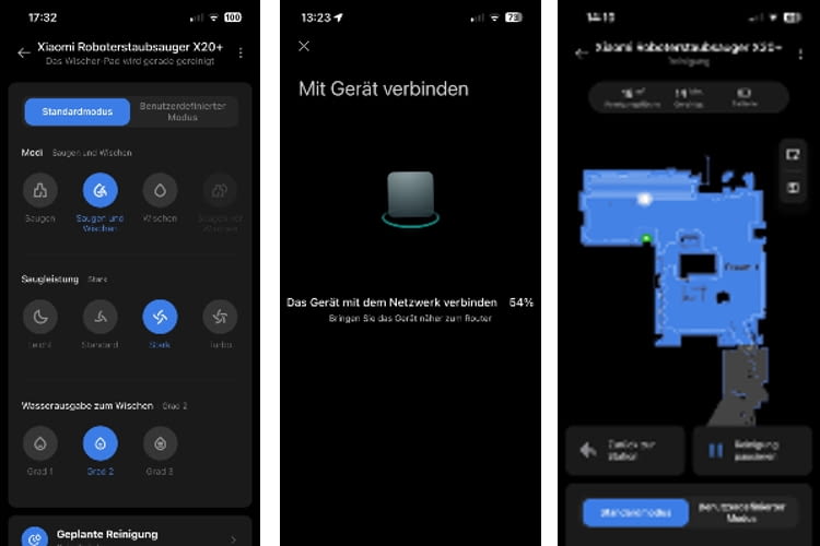 Die Xiaomi Home App ähnelt der Roborock App