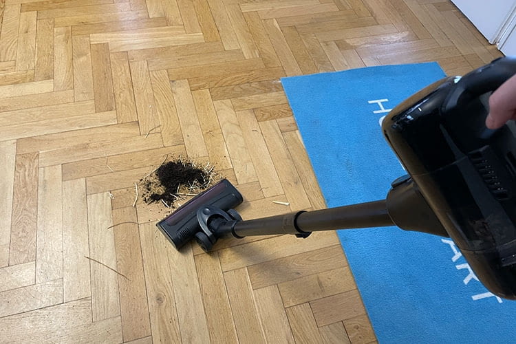Auch beim Härtetest machte der eufy E20 keine Probleme