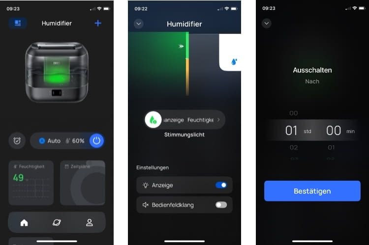 In der App gab es viele nützliche Einstellungen, die in unserem Test überzeugen konnten