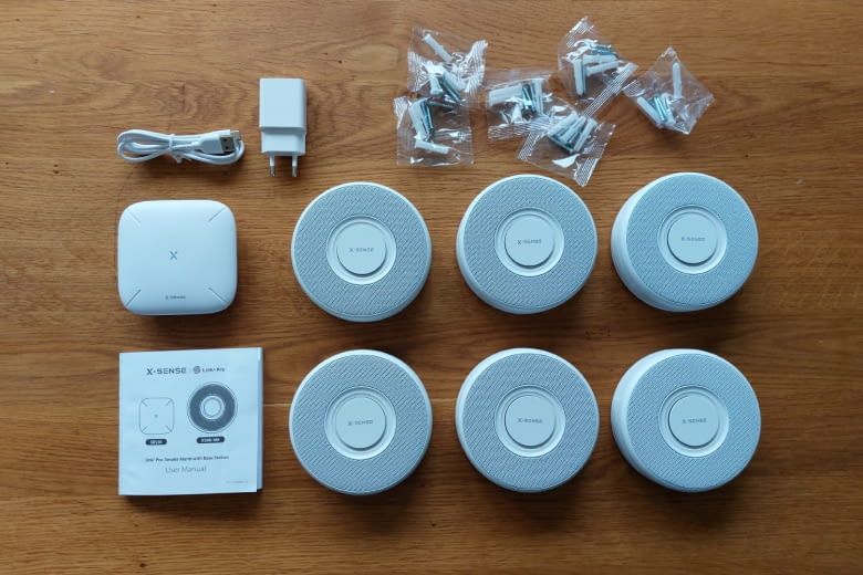 Hier ist der komplette Lieferumfang unseres Starter-Sets zu sehen