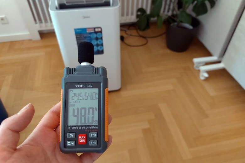 In diesem Test haben wir die Lautstärke mit einem Spezialgerät gemessen