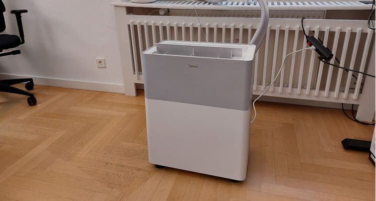Diese mobile Kühllösung besteht aus einem Innen- und einem Außengerät