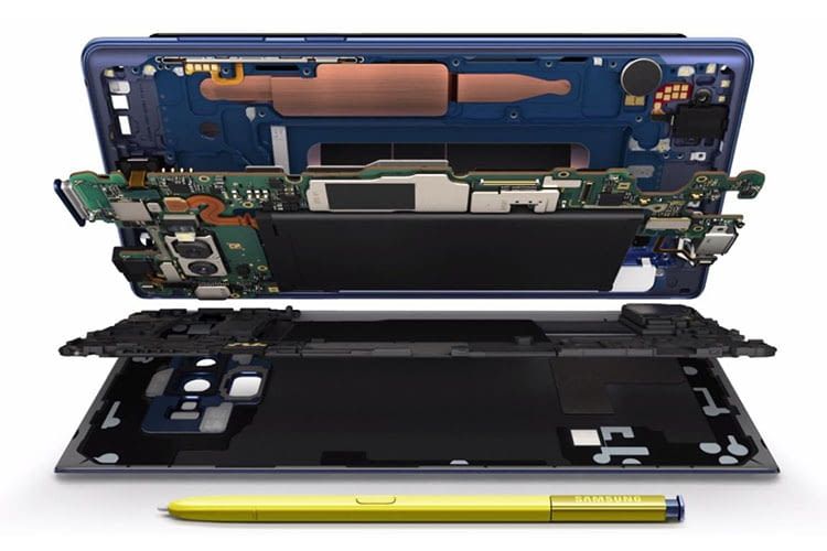 Das Samsung Galaxy Note9 bietet viel High-End-Technik auf engstem Raum