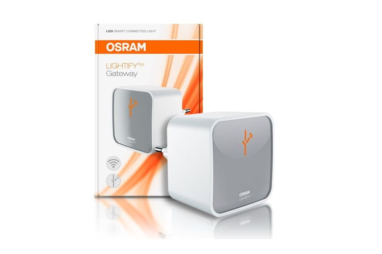 Mit dem OSRAM LIGHTIFY Gateway lassen sich bis zu 50 Komponenten vernetzen