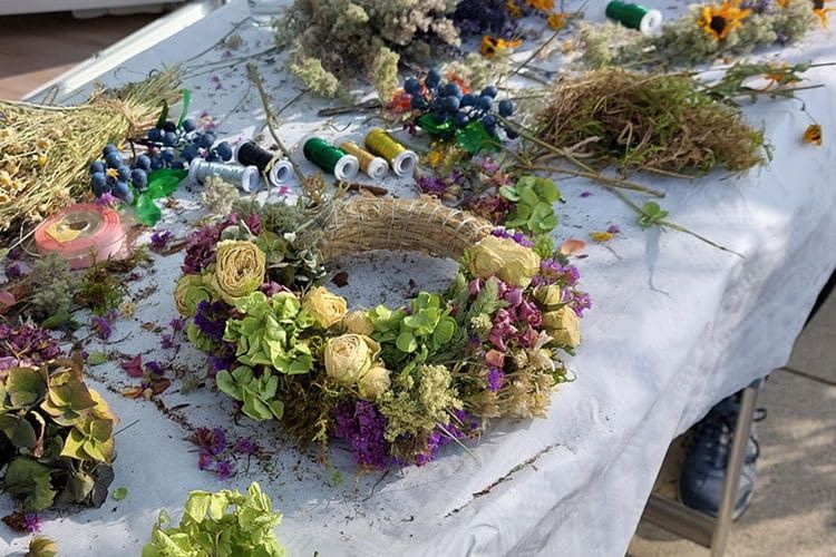 Unsere Expertin hat auch bereits einige Floristik-Workshops gegeben