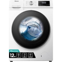 12 kg Waschmaschine mit Zeitvorwahl, Nachlegefunktion, Allergy-Care-Programm, Trommelreinigung