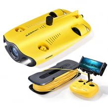 4K-HD-Videos und 12-MP-Fotos Unterwasser-Drohne mit Echtzeitanzeige, Fernbedienung und Tauchgang bis 330 Fuß.