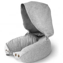 Kapuzen-Nackenkissen für einen erholsamen Schlaf und Ultra-Komfort. Naturlatexfüllung macht das Kissen besonders bequem.
