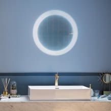 Badezimmer-Spiegel-Leuchte inkl. Dimmschalter, mit White Ambiance Funktion, 2400lm, dank IP44 - Spritzwasser geschützt