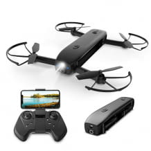Faltbare Mini Drohne mit HD Kamera und Liveübertragung. Mit langer Flugzeit und optischer Flow Positionierung.