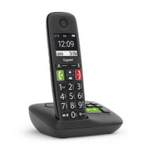 Senioren DECT-Telefon mit Anrufbeantworter, Zielwahltasten und Verstärker-Funktion für extra lautes Hören
