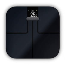 Smarte Waage für die Messung des Gewichtstrends, Körperfettanteils, Muskelmasse und BMI. Mit WLAN, App und für bis zu 16 Personen.