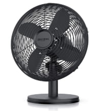 Tischventilator im Retro-Design, 3 Geschwindigkeiten, 40 Grad neigbar und 80 Grad Oszillation, Metallgehäuse