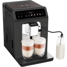 Kaffeevollautomat mit Milchschlauch, 12 Getränke, 2-Tassen-Funktion, drei Heißwassertemperaturen für Tee