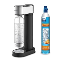 Platzsparender Wassersprudler für 60 L CO2-Zylinder, inkl. 1 L Flasche