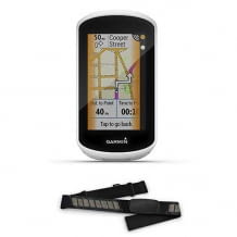 Fahrradcomputer mit Navi-Funktion, GPS, App-Anbindung und Touchscreen. Für detaillierte Fahrdaten. Inklusive Herzfrequenz-Brustgurt.
