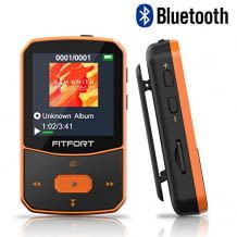 Bluetooth MP3 Player mit hoher Rauschunterdrückung. Ultraleicht und kompakt. Bis zu 30 Stunden Wiedergabe. Mit Farbdisplay und vielfältigen Funktionen.