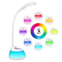 Dimmbare Schreibtischlampe für Kinder mit mehreren Farb- und Helligkeitsstufen. Flexibel einsetzbar.