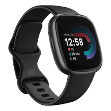 Fitness-Smartwatch mit integriertem GPS, bis zu 6 Tagen Akkulaufzeit sowie kompatibel mit Android & iOS.