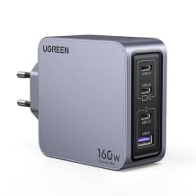 UGREEN Ladegerät mit satten 160 Watt Ladeleistung, 3x USB-C, 1x USB-A