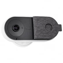 Überwachungskamera mit Privatsphäre-Modus, 180-Grad-Blickwinkel, Bewegungserkennung, Speicherkarte und App.