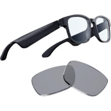 Audio-Brille mit Blaulicht- oder Sonnenschutz-Filter (Integriertes Mikrofon + Lautsprecher, 5 Stunden Akku, spritzwassergeschützt)