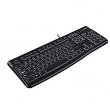 Kabelgebundene Tastatur für leises Tippen. Mit einstellbarem Tastaturaufsteller und langlebigem Design.