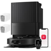 Saugroboter mit Wischfunktion, 8000Pa, Anti-Verfilzungs-Seitenbürste, Hindernisvermeidung, LiDAR-Navigation, All-in-One Dock