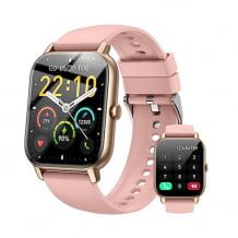 Elegante Smartwatch mit 1,85 Zoll Touchscreen, Herzfrequenzmessung, Schrittzähler und über 100 Sportmodi