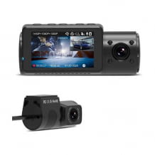 Rundum-Dashcam mit drei Kameras in 4k Auflösung und mit Weitwinkel. Inkl. Parküberwachung, GPS und Zeitrafferfunktion.