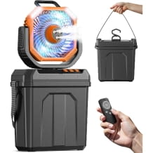 Klimaanlage Mobil, 5-in-1 Mobiles Klimagerät, Luftkühler mit Wasserkühlung Wassertank 6L, 20000 mAh