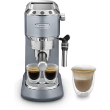 Siebträgermaschine für Espresso und Cappuccino, Milchaufschäumer, gute Preis-Leistung