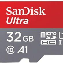 Micro-SD Speicherkarte mit SD Adapter und Übertragungsgeschwindigkeiten von bis zu 100 MB/Sek. Schnelles Laden von Apps.