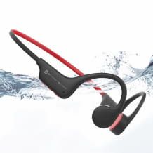 Open Ear Kopfhörer zum Schwimmen, IP68 Bluetooth und Knochenschall, 10 h Akkulaufzeit und 16 GB Speicherplatz für Musik.