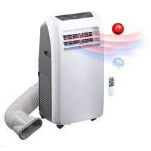 Klimaanlage mit Sprachsteuerung, Timer und mehrstufiger Ventilator-Funktion. Kühlt, heizt oder entfeuchtet Räume von bis zu 55 qm.