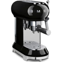 Espresso -Maschine, Cappuccino -System, Thermoblock, große Tassengehäuse und Doppelkaffeefunktion, 1L Wassertank, kompakte Abmessungen