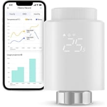 Sonoff Smart Heizkörperthermostat, Zigbee 3.0, mit vielen Heizungen dank Adapter kompatibel