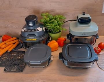 Tragbare Heißluftfritteusen sind normalerweise besonders kompakt