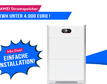 Bei Solarhandel24.de gibt es den 10kWh Huawei Luna2000 Stromspeicher für unter 4.000 Euro!