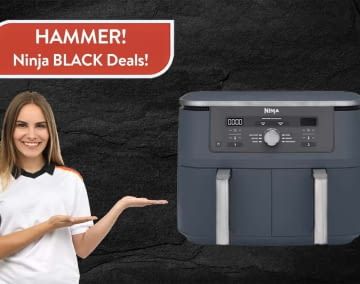 Die Ninja MAX Dual Zone gibts ab sofort zum Black Friday mit einem doppelten Rabatt